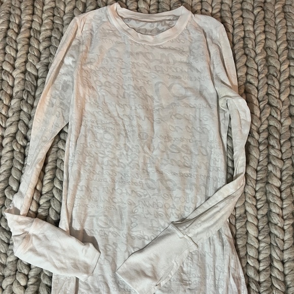 RARE 2014 Vintage Lululemon Daily Practice Longsleeve - Picture 2 of 2